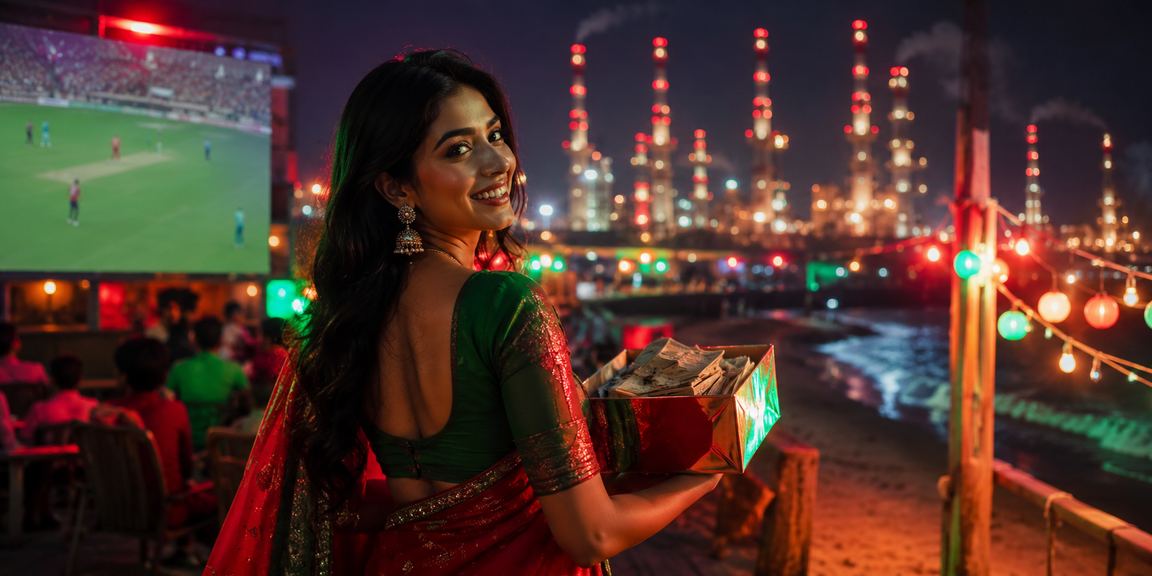 গাজীপুরে লাল-সবুজ পোশাকে ক্রিকেট বেটিং করছেন বাংলাদেশি খেলোয়াড়