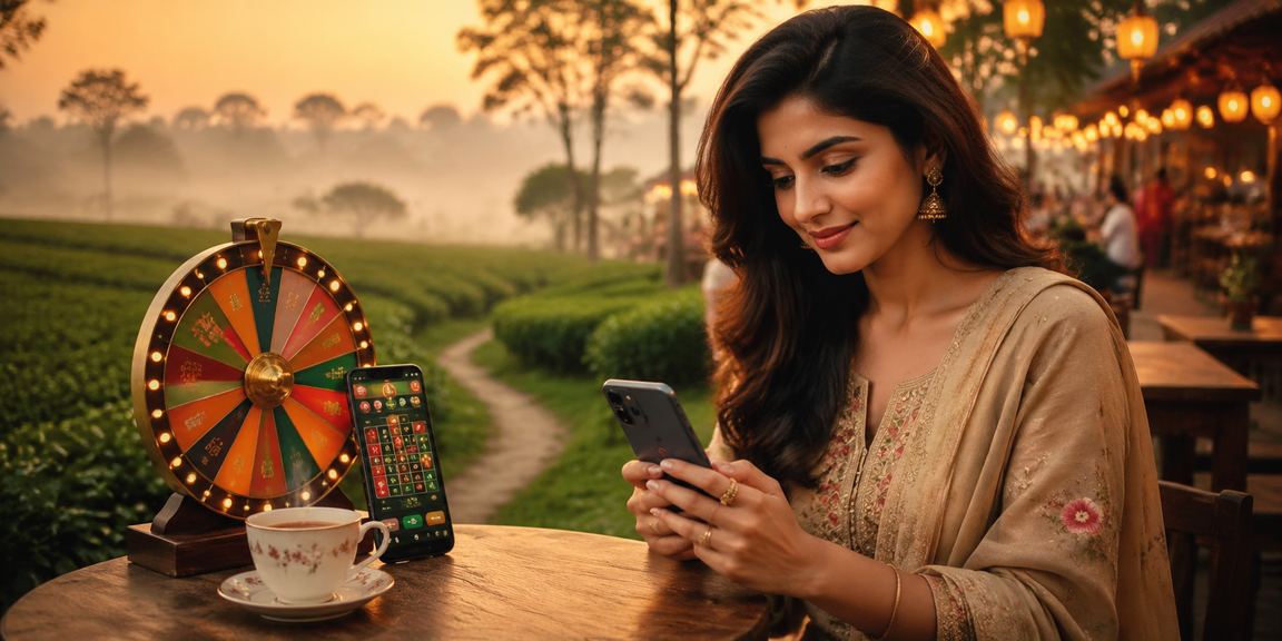 সিলেটের চা বাগানে লাকি ড্রতে অংশ নিচ্ছেন বাংলাদেশি
